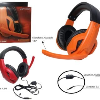 AURICULAR GAMER C/MICROFONO CONTROL VOLUMEN NOGA            ST-9028
