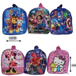 MOCHILA INFANTIL IMPERMEABLE PERSONAJES              118