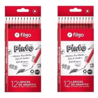 LAPIZ NEGRO GRAFITO x 12 99019