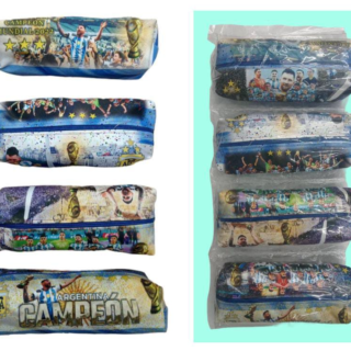 CARTUCHERA GDE argentina/boca/river ______________