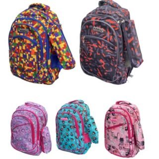 MOCHILA JUVENIL MIRAI 46cm x 35cm C/CARTUCHERA               AF181