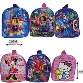 MOCHILA INFANTIL 3D 12″ varios personajes AJ-121