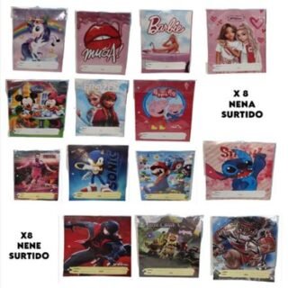 SEPARADORES DE CARPETA x 8 UNIDADES              C-SE9000
