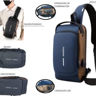 MOCHILA PECHERA ANTIROBO CON CLAVE P-260KA                K7205