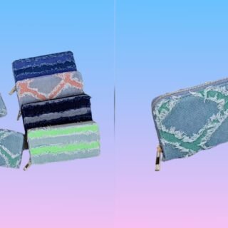 BILLETERA GRANDE DE MEZCLILLA (TELA JEAN)              KL271