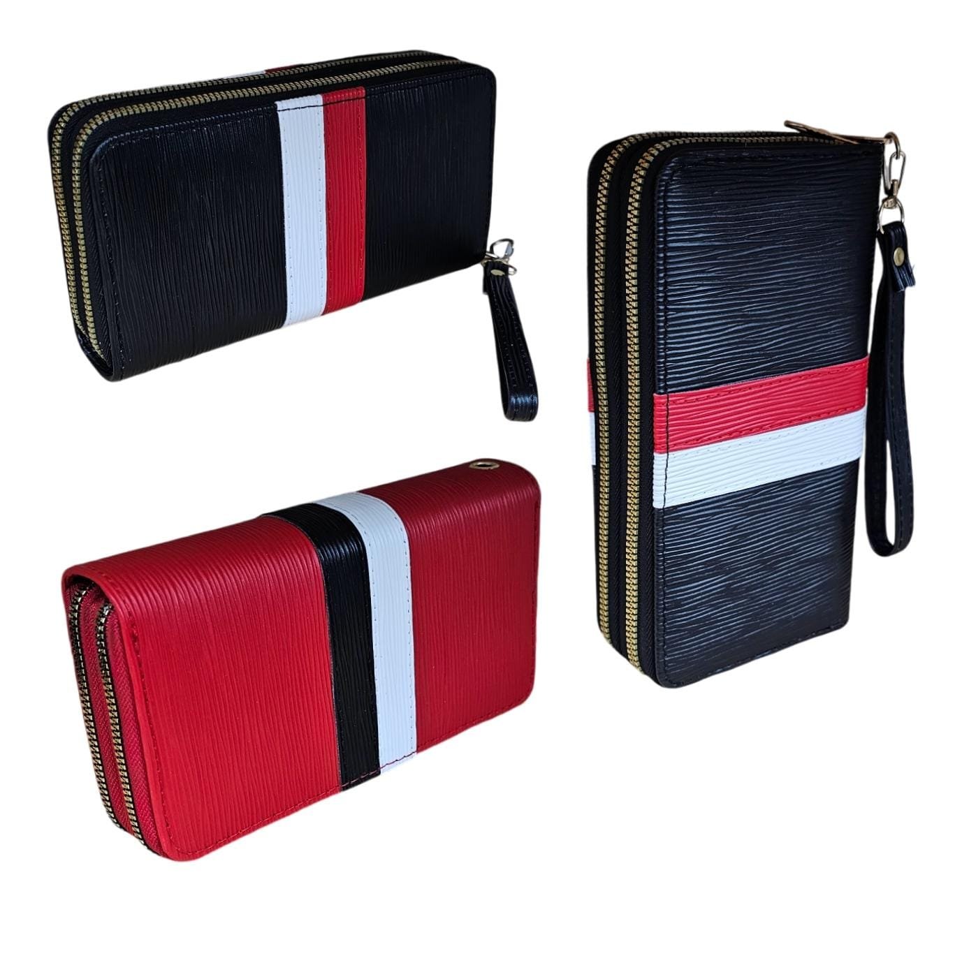 BILLETERA DOBLE CIERRE CON FRANJA NC5109