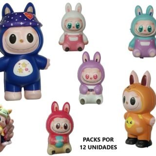 LABUBU SQUISHI ANTIESTRES PACKS X12U B2414-1