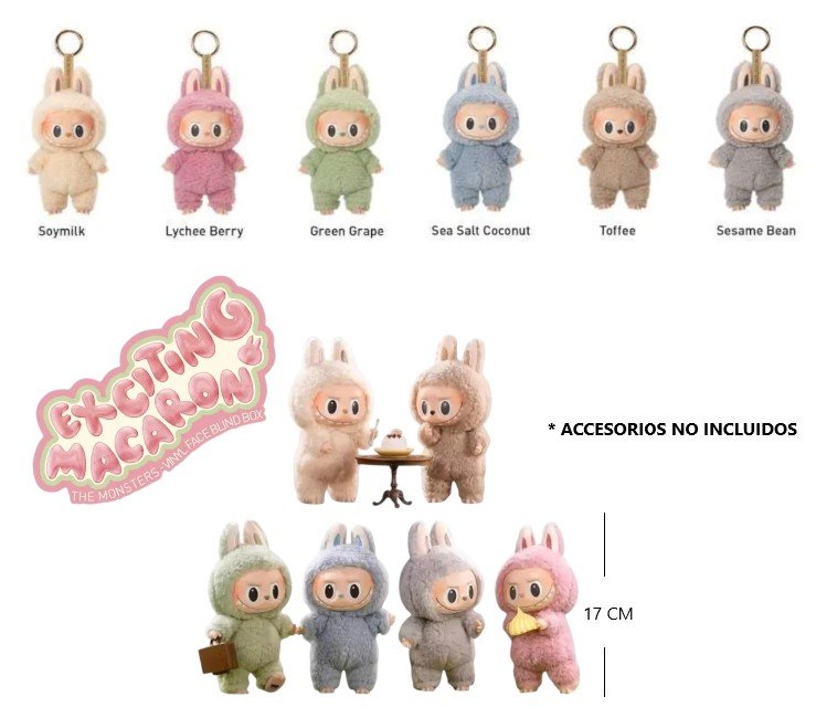 PELUCHE LABUBU SORPRESA S/LUZ S/SONIDO A0661 BALA-12