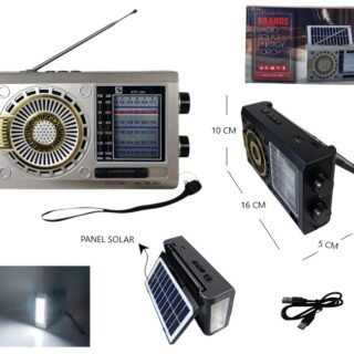 RADIO CON PANEL SOLAR            KTF-1481