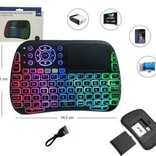 MINI TECLADO INALAMBRICO RGB M9