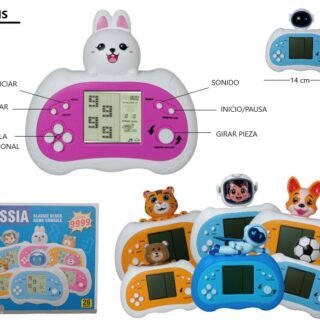 CONSOLA TETRIS JUEGOS CLASICOS LABUBU WA30