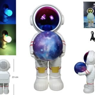 ASTRONAUTA PARLANTE VELADOR BT/FM/MP3 YM-008