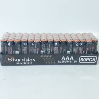 PILAS AA PACK 60PCS STAR VISION. SV-AA