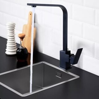 GRIFERIA NEGRA PARA COCINA ALTA S/ CONEXIONES              EX-0053