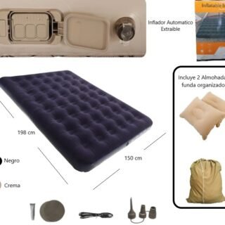 COLCHON INFLABLE CON INFLADOR AUTOMATICO ICO-160914