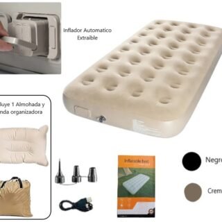 COLCHON INFLABLE CON INFLADOR AUTOMATICO 5mit ICO-160915
