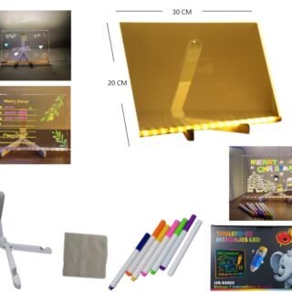 LED-83053 PIZARRA LED MARCADORES 7 COLORES 20X30CM         LED-83039