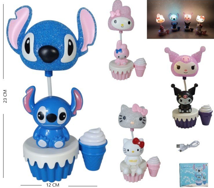 LAMPARA INFANTIL PERSONAJES LY-3022
