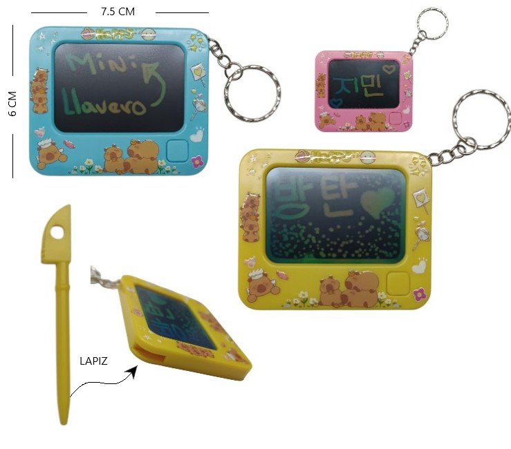 MINI PIZARRA LLAVERO CAPYBARA PIZ-140L14