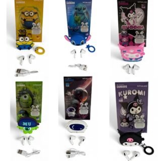 AURICULARES BT PERSONAJES CON FUNDA          KT-01