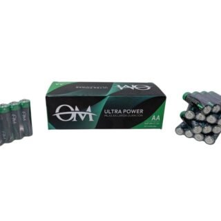PILAS DOBLE AA OM ULTRA POWER PACK 60 UNDS 201791