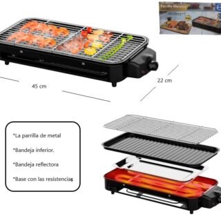 PARRILLA ELECTRICA 1500W OM              OM-6112