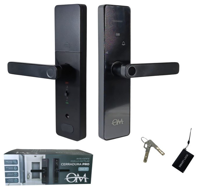CERRADURA PRO OM INTELIGENTE CON HUELLA DACTILAR OM-F1