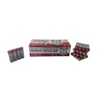 PILAS DOBLE AA 1.5V PACK X 60UNDS ORYX OR-0155