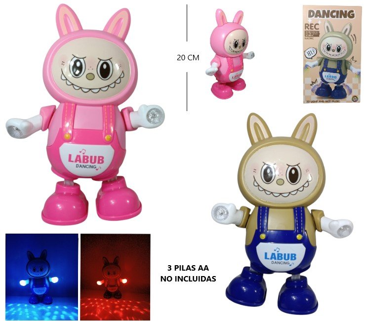 JUGUETE LABUBU BAILARIN/CANTA WT-19 8899-311