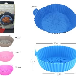 MOLDE X1 SILICONA/FREIDORA DE AIRE MELECH-115 ROJO