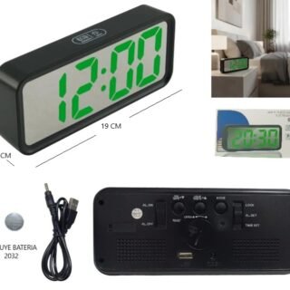 RELOJ DESPERTADOR MULTIFUNCION ART 7143          DT-6508