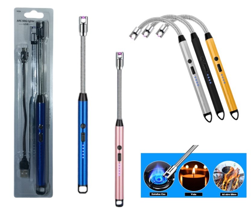 ENCENDEDOR RECARGABLE USB 903 JL-897-2