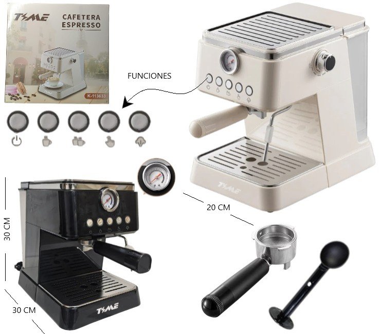 CAFETERA EXPRESSO 20BAR 1350W 1.5L K-113633