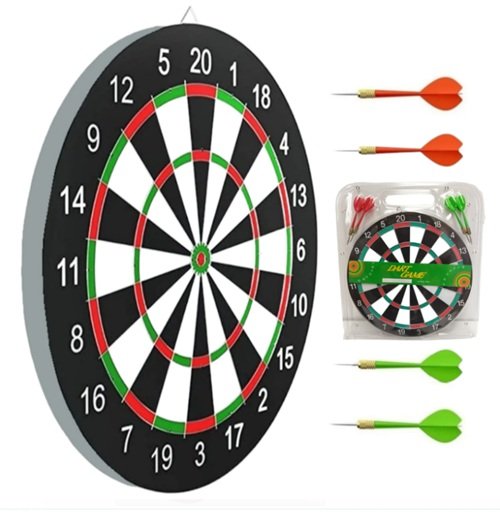 JUEGO DE DARDO 12" CHICO TIRO AL BLANCO