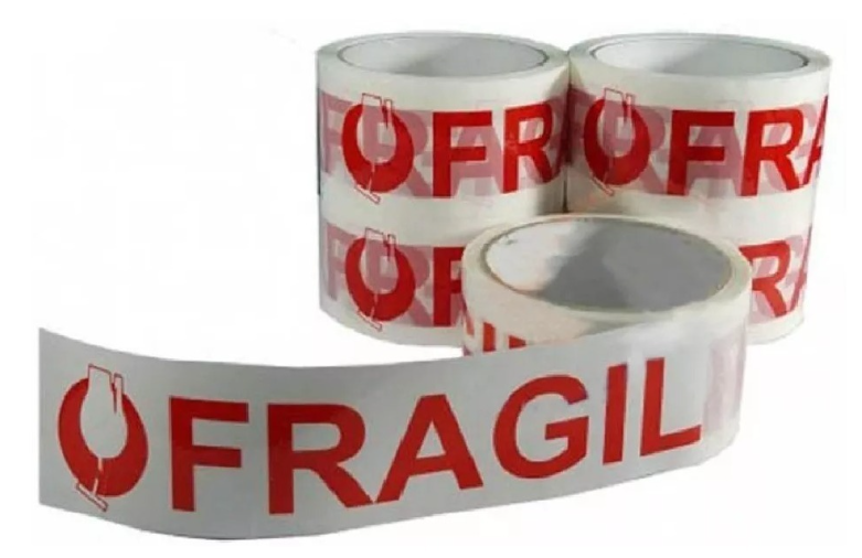 CINTA FRAGIL 48MM x 40MTS - - - - - - - -