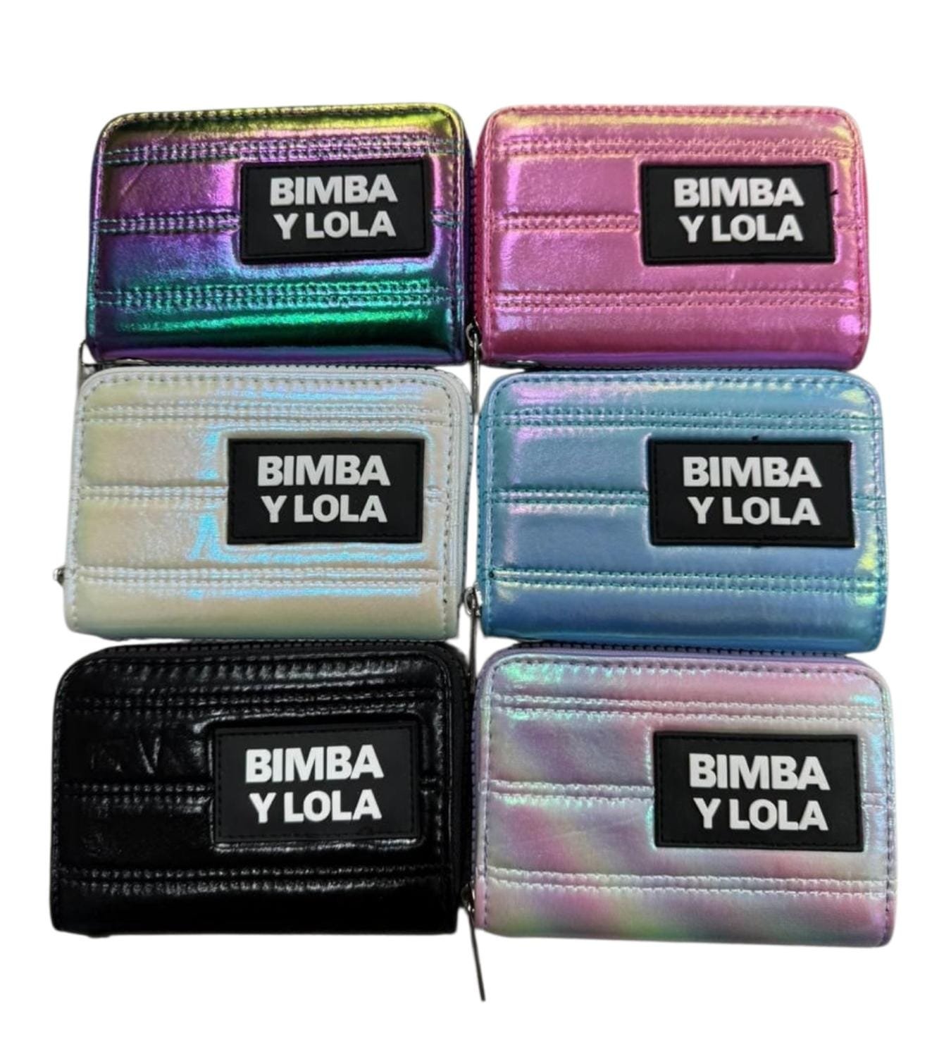 BILLETERA METALIZADO 1 CIERRE BIMBA 10cm x 14cm __