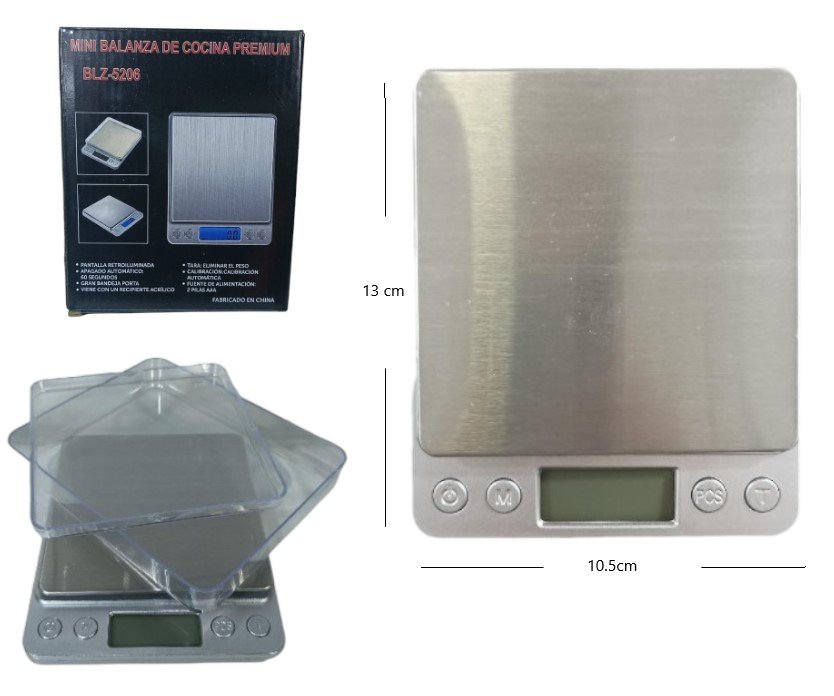 BLZ-91019 BALANZA DE COCINA 0.1-3000G