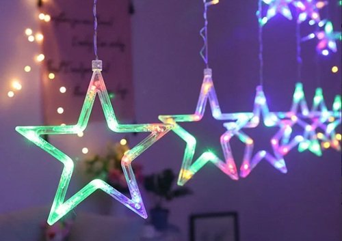 LUCES ESTRELLAS MULTICOLOR LED