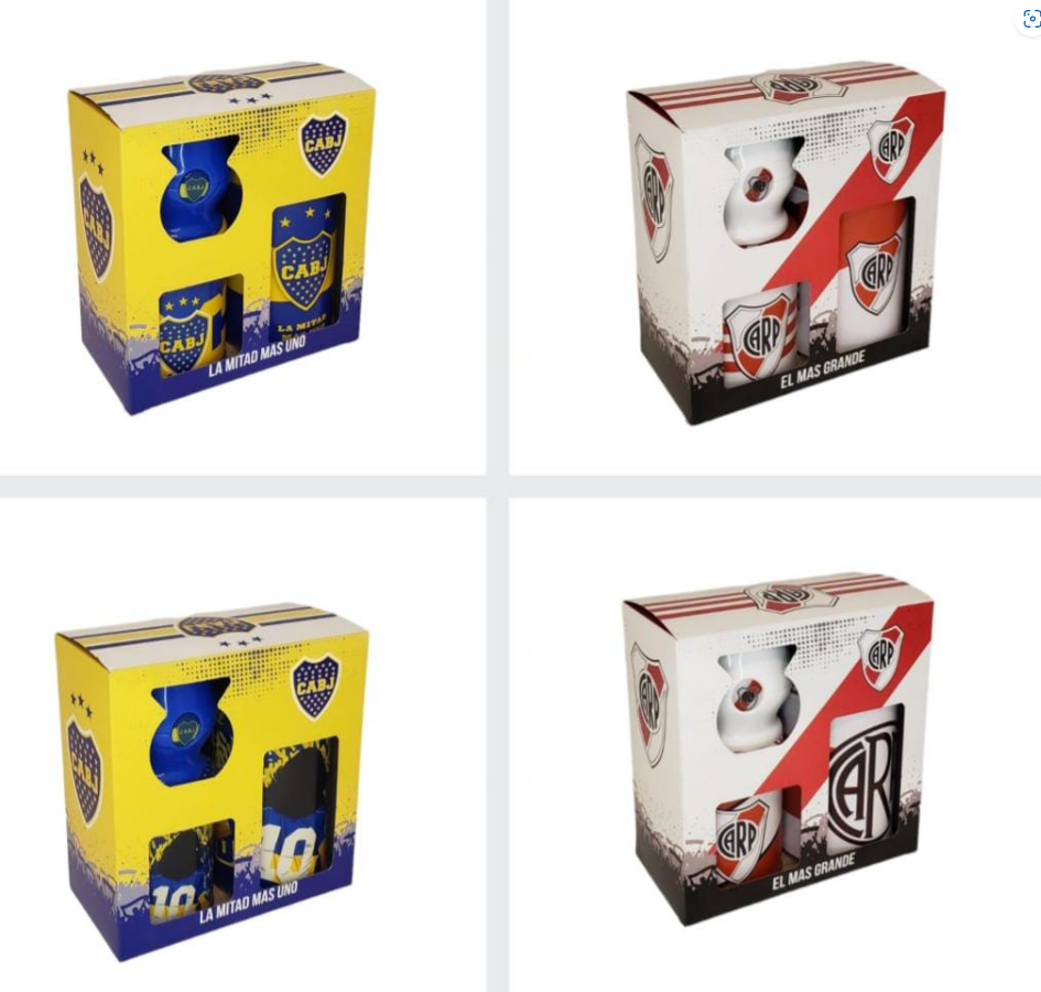 SET DE MATE X3 EN CAJA DE FUTBOL _________________