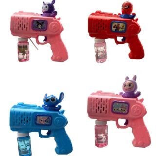 BURBUJERO A PILAS PERSONAJES EN CAJA -