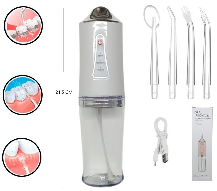 IRRIGADOR BUCAL RECARGABLE