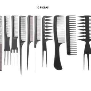 COMBO KIT DE PEINES 10 PCS