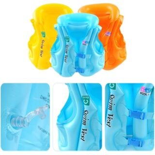 CHALECO INFLABLE INFANTIL MEDIANO TALLE M - BS.