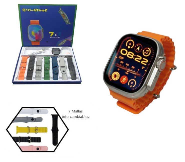 RELOJ SMART 7 MALLAS EN 1