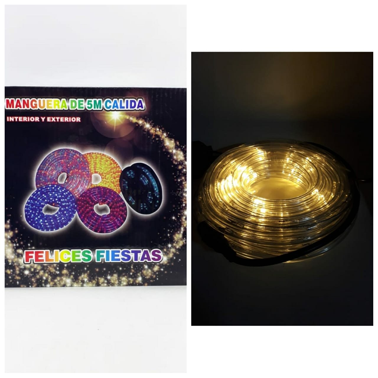 MANGUERA LUZ CALIDA 5MT