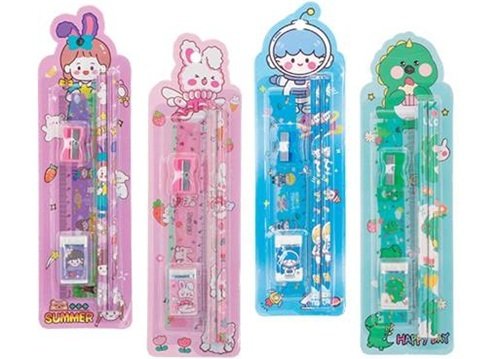 SET ESCOLAR X5 PCS EN BLISTER