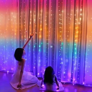 CORTINA LED RGB 3mts X 2mts MULTICOLOR