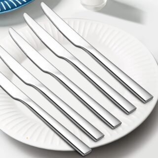 CUCHILLOS METAL X 6 UNIDADES