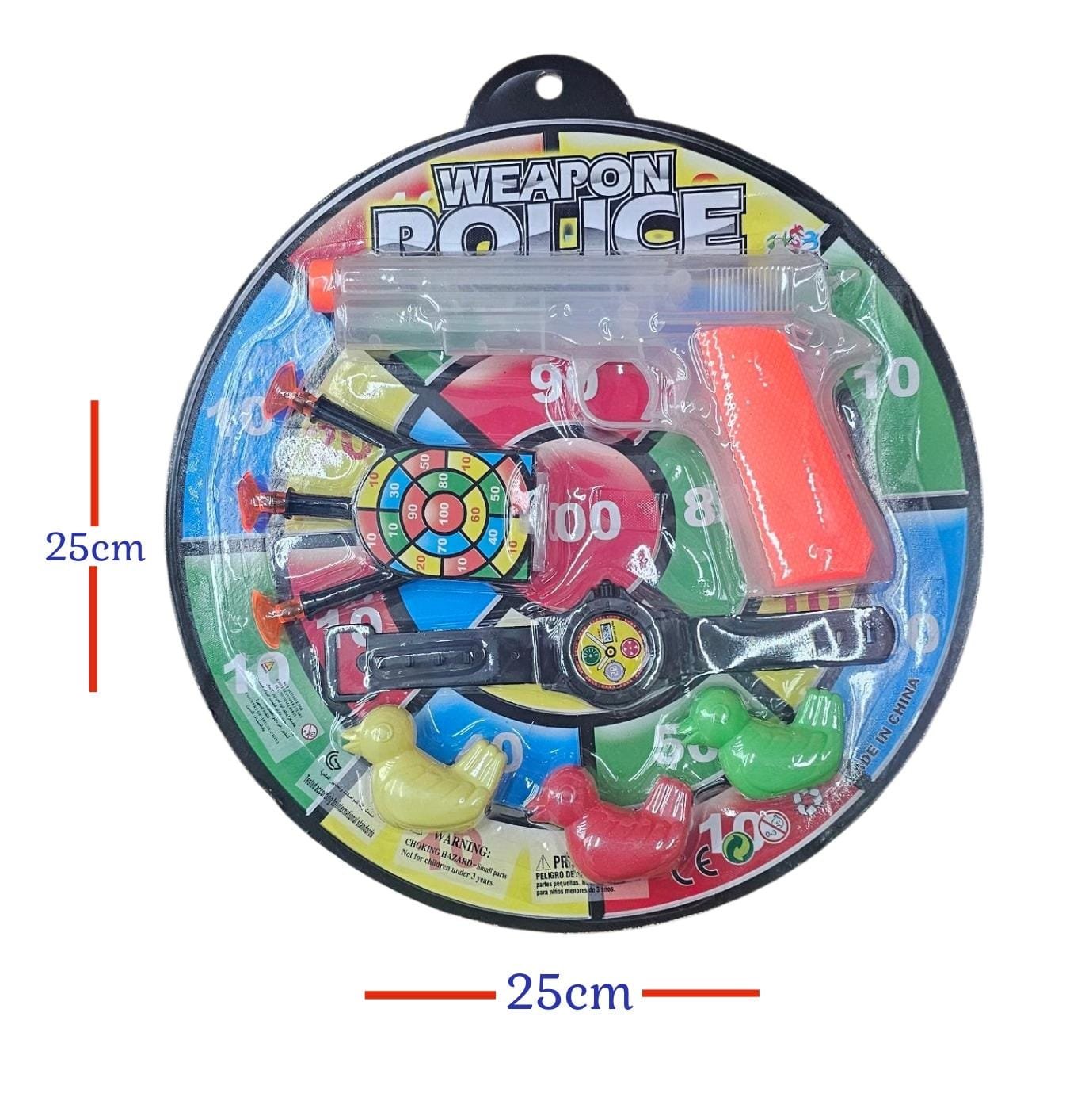 SET POLICIA LANZA PROYECTIL + ACCESORIOS _________