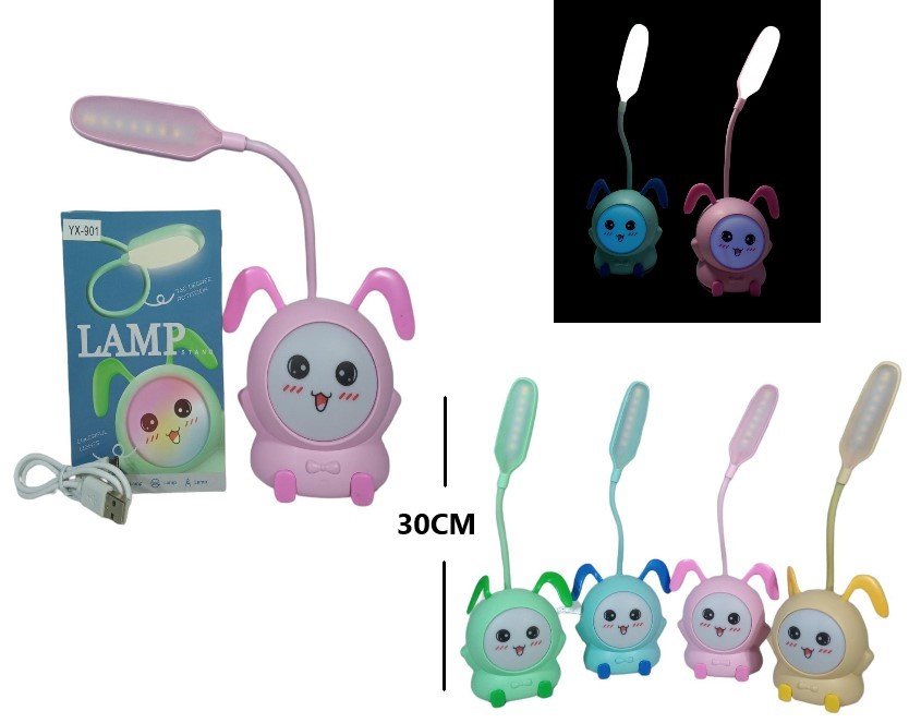 LED-83047 LAMPARA VELADOR LED OREJITAS